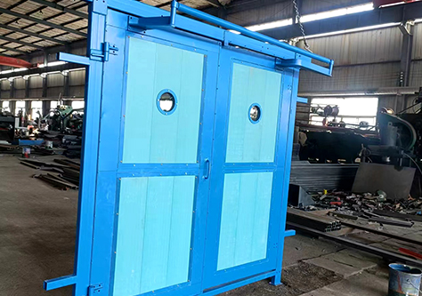 抗地压高分子无压风门的结构设计