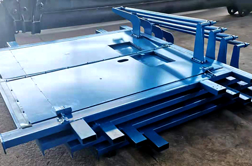 我司承接甘肃客户无压风门订单 全力赶工保障交付